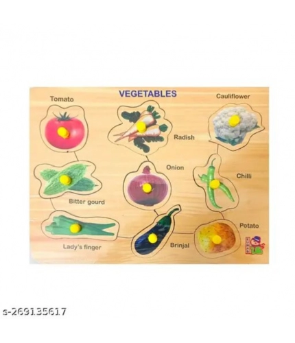 vegetables | Wood | Educational Toys | 3+ Years