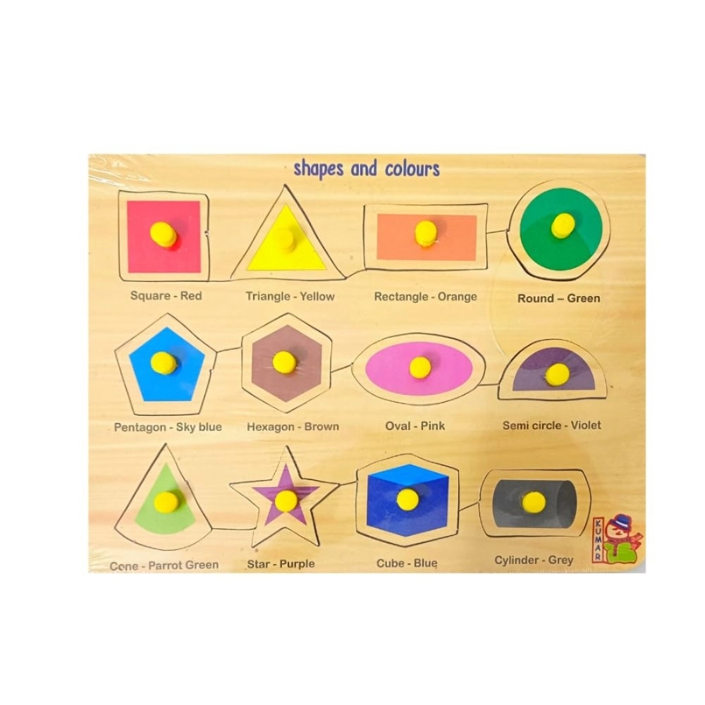 Shapes with Color | Wood | Educational Toys | 3+ Years Shapes with Color | Wood | Educational Toys | 3+ Years