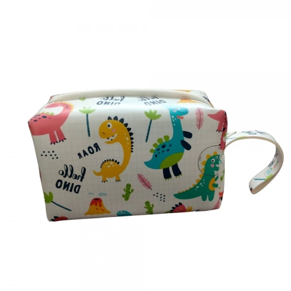 Dropship Pouch - Dinosaur Theme |   Canvas  |   Stationery | 3+ Years
