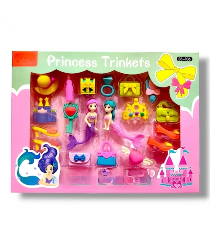 Eraser set - Mermaid theme | Rubber | Stationery | 5+ Years Eraser set - Mermaid theme | Rubber | Stationery | 5+ Years