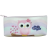 Dropship Pack Of_2 Owl Cartoon Printed Pencil Poch |   Canvas  |   Stationery | 3+ Years