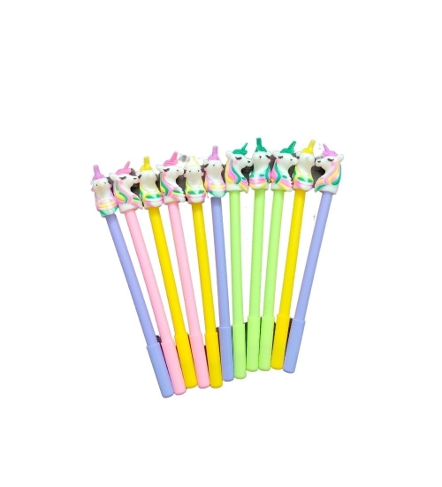 12_Pcs Set Unicorn Pencil |   Plastic  |   Stationery | 3+ Years