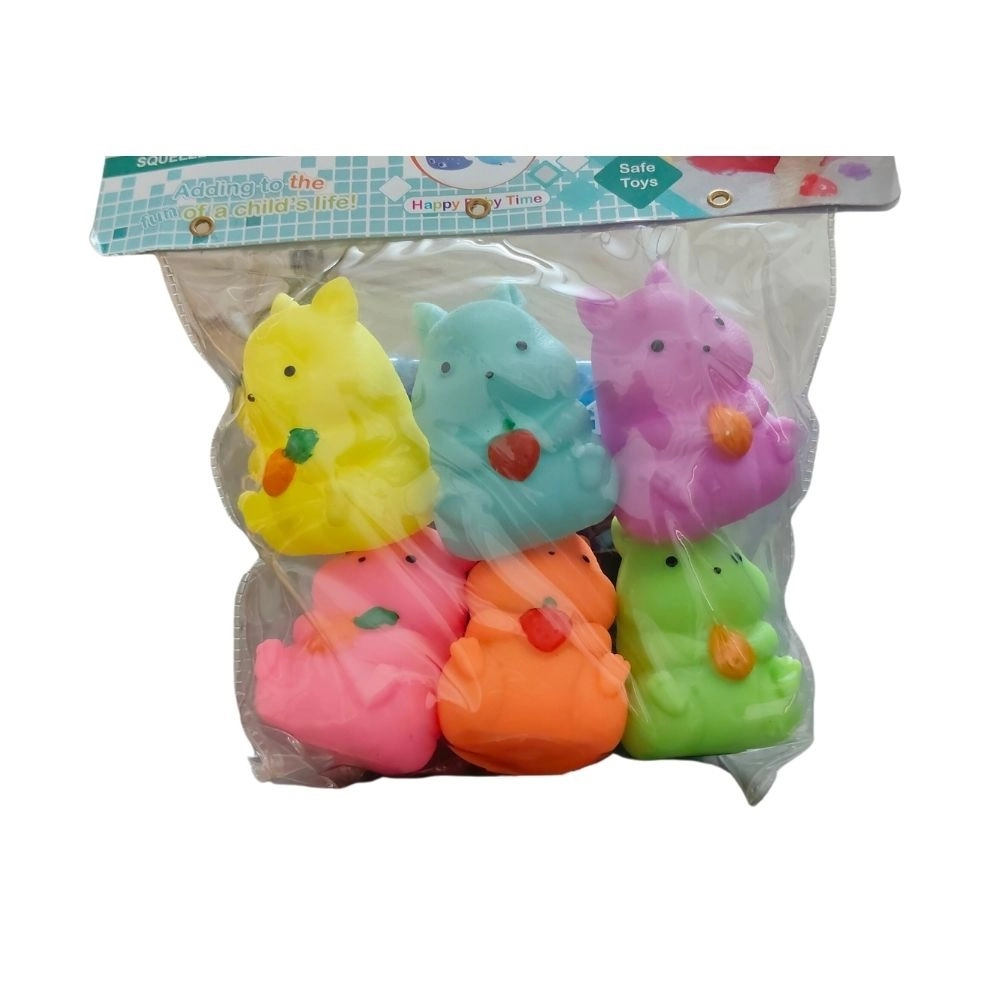 Baby Bear Mixed Chu Chu Toys | Rubber | Toys| 6+ Months Baby Bear Mixed Chu Chu Toys | Rubber | Toys| 6+ Months