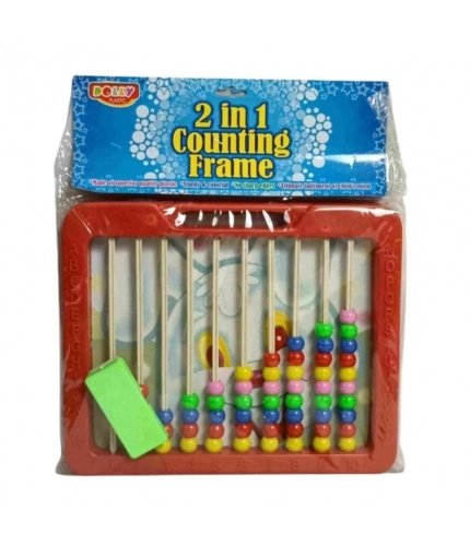 2 in 1 Counting Frame | Plastic | Educational Toys | 3+ Years