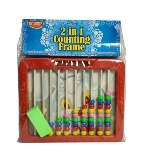 2 in 1 Counting Frame | Plastic | Educational Toys | 3+ Years