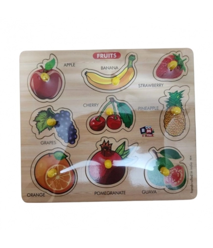 Wooden Puzzle - Fruits | Wood | Educational Toys | 3+ Years
