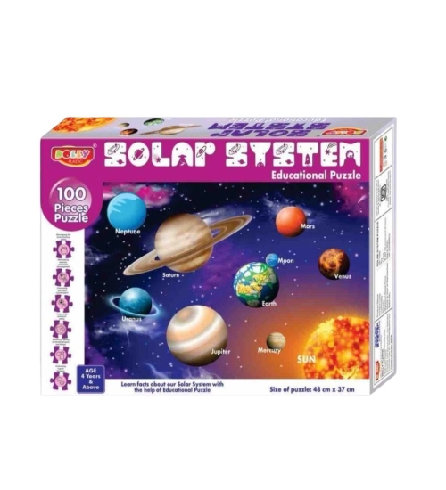 Solar System Puzzle | Cardboard | Educational Toys | 3+ Years
