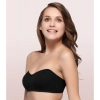 Dropship Enamor A019 Women's Cotton Strapless Bra (Black)