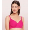 Dropship Enamor A042 Women's Cotton Everyday Non Padded And Wirefree Bra (Verry-Berry)