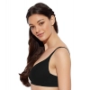 Dropship Enamor A039 Women's Cotton Non-Wired &amp; Medium Coverage T-Shirt Bra (Black)