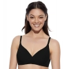 Dropship Enamor A039 Women's Cotton Non-Wired &amp; Medium Coverage T-Shirt Bra (Black)