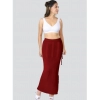 Dropship Dermawear Women's 4D Stretch Saree Shapewear (Maroon)