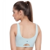 Dropship Enamor SB06 Women's Cotton Low Impact Non-Padded, Non-Wired, High-Coverage Bra (Capri-Melange)