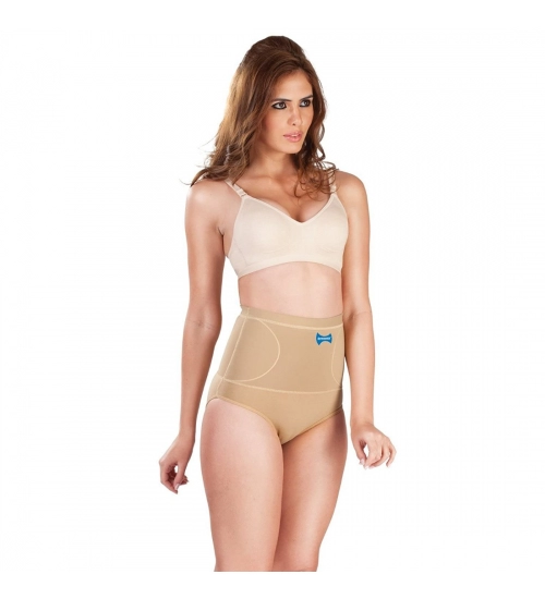 Dermawear Women's 4D Stretch Mini Corset Abdomen Shapewear (Skin)