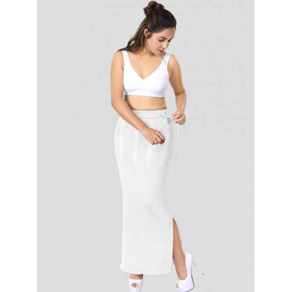Dropship Dermawear Women's 4D Stretch Saree Shapewear (White)