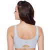Dropship Enamor SB06 Women's Cotton Low Impact Non-Padded, Non-Wired, High-Coverage Bra (Grey-Melange)