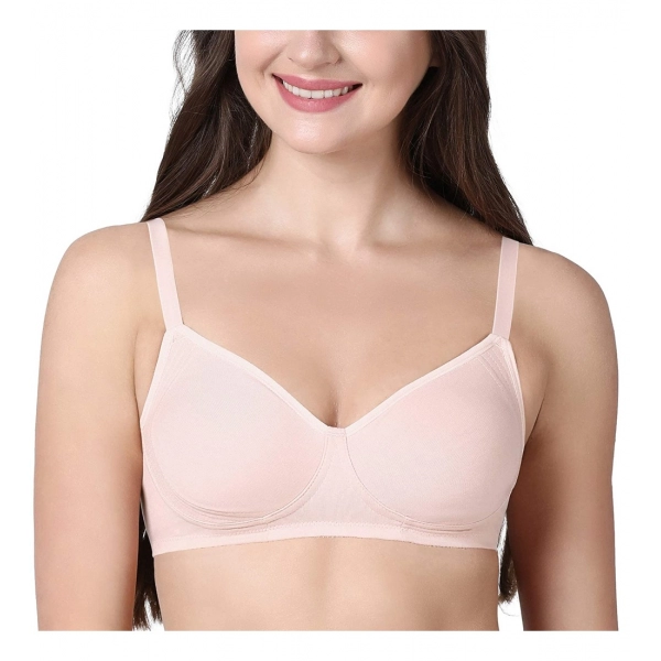 Dropship Enamor A042 Women's Cotton Everyday Non Padded And Wirefree Bra (Pearl)