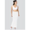 Dropship Dermawear Women's 4D Stretch Saree Shapewear (White)