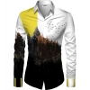 Men's Casual Floral Printed Cotton Blend Unstitched Shirt Fabric 1.6 Mtrs (Multicolor)