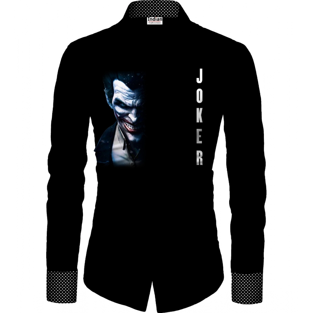 Men's Casual Floral Printed Cotton Blend Unstitched Shirt Fabric 1.6 Mtrs (Black) Men's Casual Floral Printed Cotton Blend Unstitched Shirt Fabric 1.6 Mtrs (Black)