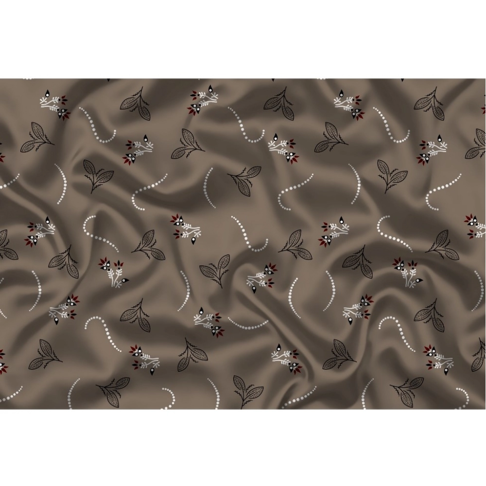 Men's Casual Floral Printed Cotton Blend Unstitched Shirt Fabric 1.6 Mtrs (Brown) Men's Casual Floral Printed Cotton Blend Unstitched Shirt Fabric 1.6 Mtrs (Brown)