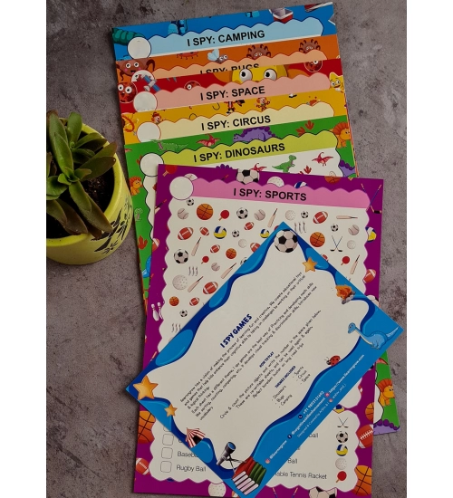 Ispy PVC Educational Toys (MultiColor)