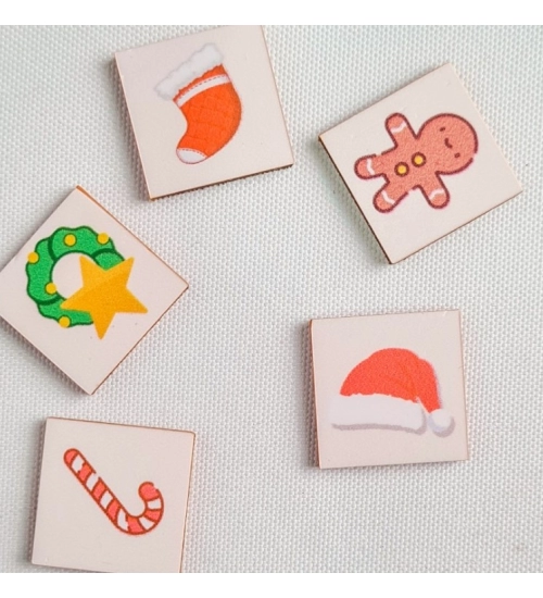 Festival- Christmas Wooden Puzzle Game Toys (MultiColor)