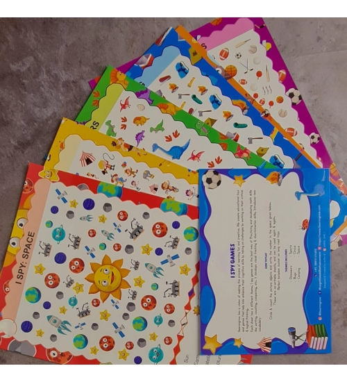 Ispy PVC Educational Toys (MultiColor)