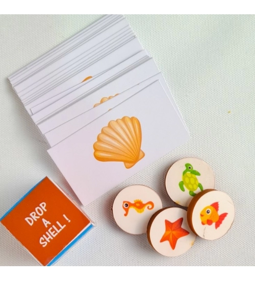 Lets Conquer Sand Castle Wooden Board Game Toys (MultiColor)