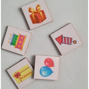 Generic Festival- NY Wooden Puzzle Game Toys (MultiColor)