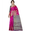 Women's Jacquard Woven Saree With Unstitched Blouse 5.5Mtr (Pink) Women's Jacquard Woven Saree With Unstitched Blouse 5.5Mtr (Pink)