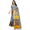 Women's Jacquard Woven Saree With Unstitched Blouse 5.5Mtr (Light Blue) Women's Jacquard Woven Saree With Unstitched Blouse 5.5Mtr (Light Blue)