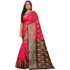 Women's Silk Blend Woven Saree With Unstitched Blouse 5.5Mtr (Multicolor) Women's Silk Blend Woven Saree With Unstitched Blouse 5.5Mtr (Multicolor)