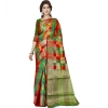 Women's Jacquard Woven Saree With Unstitched Blouse 5.5Mtr (Green) Women's Jacquard Woven Saree With Unstitched Blouse 5.5Mtr (Green)