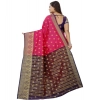 Women's Silk Blend Woven Saree With Unstitched Blouse 5.5Mtr (Multicolor) Women's Silk Blend Woven Saree With Unstitched Blouse 5.5Mtr (Multicolor)