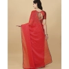 Women's Silk Blend Embellished Saree With Unstitched Blouse 5.5Mtr (Red) Women's Silk Blend Embellished Saree With Unstitched Blouse 5.5Mtr (Red)