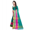 Women's Jacquard Woven Saree With Unstitched Blouse 5.5Mtr (Dark Green) Women's Jacquard Woven Saree With Unstitched Blouse 5.5Mtr (Dark Green)