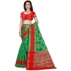 Women's Jacquard Woven Saree With Unstitched Blouse 5.5Mtr (Green) Women's Jacquard Woven Saree With Unstitched Blouse 5.5Mtr (Green)