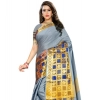 Women's Jacquard Woven Saree With Unstitched Blouse 5.5Mtr (Light Blue) Women's Jacquard Woven Saree With Unstitched Blouse 5.5Mtr (Light Blue)