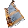 Women's Jacquard Woven Saree With Unstitched Blouse 5.5Mtr (Light Blue) Women's Jacquard Woven Saree With Unstitched Blouse 5.5Mtr (Light Blue)