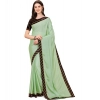 Women's Chiffon Self Design Saree With Unstitched Blouse 5.5Mtr (Light Green) Women's Chiffon Self Design Saree With Unstitched Blouse 5.5Mtr (Light Green)