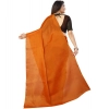 Women's Cotton Silk Self Design Saree With Unstitched Blouse 5.5Mtr (Orange) Women's Cotton Silk Self Design Saree With Unstitched Blouse 5.5Mtr (Orange)