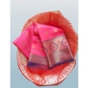 Women's Silk Blend Woven Saree With Unstitched Blouse 5.5Mtr (Pink) Women's Silk Blend Woven Saree With Unstitched Blouse 5.5Mtr (Pink)