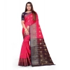Women's Silk Blend Woven Saree With Unstitched Blouse 5.5Mtr (Multicolor) Women's Silk Blend Woven Saree With Unstitched Blouse 5.5Mtr (Multicolor)
