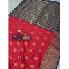 Women's Silk Blend Woven Saree With Unstitched Blouse 5.5Mtr (Red) Women's Silk Blend Woven Saree With Unstitched Blouse 5.5Mtr (Red)