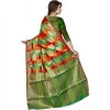 Women's Jacquard Woven Saree With Unstitched Blouse 5.5Mtr (Green) Women's Jacquard Woven Saree With Unstitched Blouse 5.5Mtr (Green)