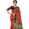 Women's Georgette Floral Print Saree With Unstitched Blouse 5.5Mtr (Red) Women's Georgette Floral Print Saree With Unstitched Blouse 5.5Mtr (Red)