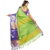 Women's Jacquard Woven Saree With Unstitched Blouse 5.5Mtr (Green) Women's Jacquard Woven Saree With Unstitched Blouse 5.5Mtr (Green)