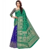Women's Jacquard Woven Saree With Unstitched Blouse 5.5Mtr (Green) Women's Jacquard Woven Saree With Unstitched Blouse 5.5Mtr (Green)