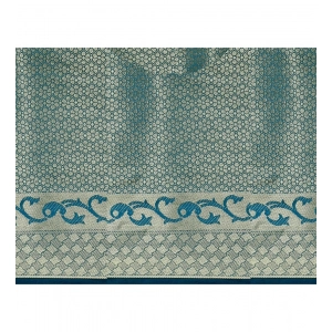Generic Women's Jacquard Woven Saree With Unstitched Blouse 5.5Mtr (Multicolor)
